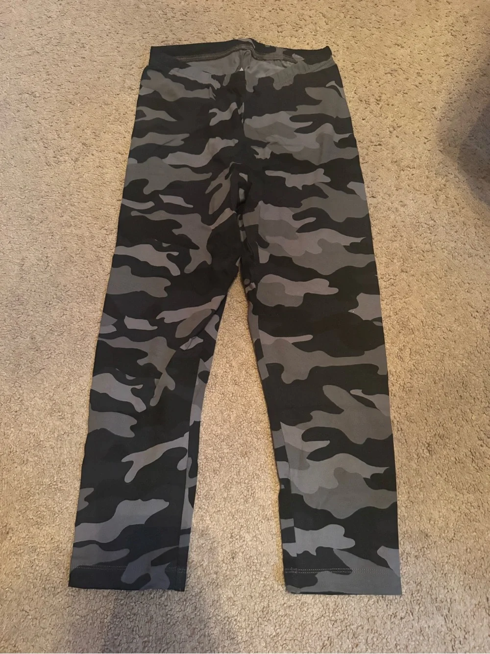 Old Navy Kids' Camo Leggings - Gray & Black